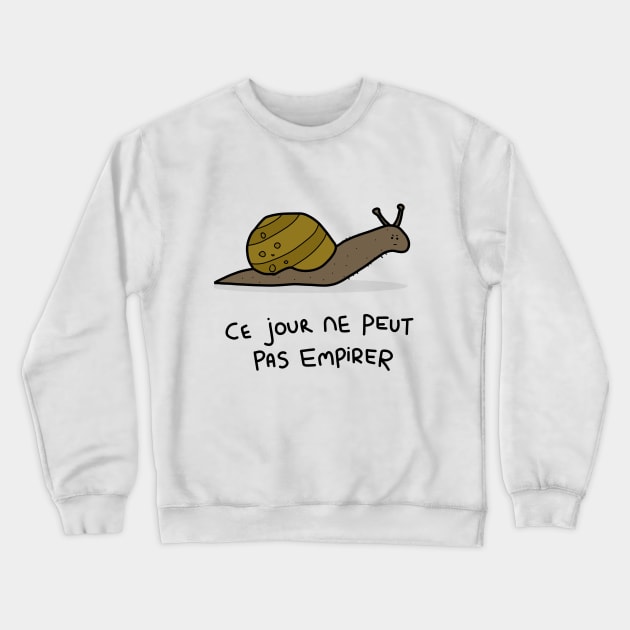Grumpy Snail Crewneck Sweatshirt by grumpyanimals